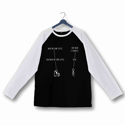 NERD GEEK Engineering Coding THE POWER OF SUDO LINUX Custom Printed Graphic Design Raglan T-Shirt for Women